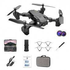 S27 2.4G 4-channel Foldable CoolLight Drone with Dual Camera and WiFi 720P Camera